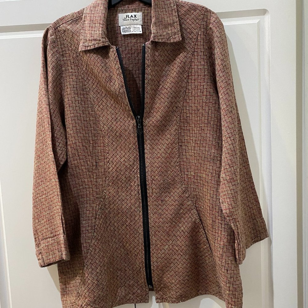 FLAX Linen Shirt Jacket